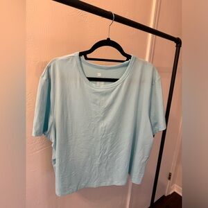 All in Motion Sky Blue Activewear Top